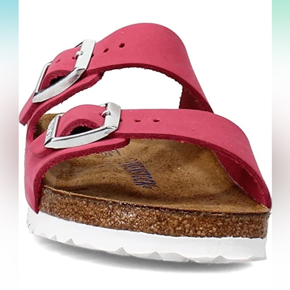 Birkenstock Arizona Soft Footbed Fuchsia Tulip 38 - BARBIE PINK BIRKENSTOCK - Picture 2 of 9